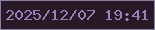 文字の大きさ：5、枠の色：88819d、背景の色：291926、文字の色：9781b9 無料ブログパーツのブログ時計