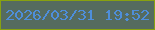 文字の大きさ：5、枠の色：88a110、背景の色：556b5f、文字の色：4e8eda 無料ブログパーツのブログ時計