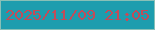 文字の大きさ：2、枠の色：88c0b7、背景の色：1d9dae、文字の色：c24c59 無料ブログパーツのブログ時計