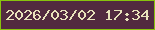 文字の大きさ：1、枠の色：88c30d、背景の色：522a3f、文字の色：e8e2bb 無料ブログパーツのブログ時計