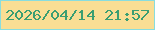 文字の大きさ：2、枠の色：88ddde、背景の色：f9de94、文字の色：3a9e72 無料ブログパーツのブログ時計