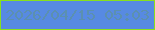 文字の大きさ：1、枠の色：88e01d、背景の色：578ae2、文字の色：5b90b0 無料ブログパーツのブログ時計