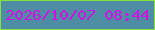 文字の大きさ：3、枠の色：88e03d、背景の色：4e8ea4、文字の色：d30fe3 無料ブログパーツのブログ時計