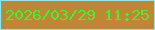 文字の大きさ：4、枠の色：88e9f4、背景の色：c18634、文字の色：42f235 無料ブログパーツのブログ時計
