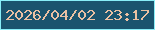 文字の大きさ：4、枠の色：88eef7、背景の色：1a546e、文字の色：ebc1a3 無料ブログパーツのブログ時計