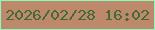 文字の大きさ：3、枠の色：88fbbc、背景の色：be896b、文字の色：406b38 無料ブログパーツのブログ時計