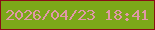 文字の大きさ：2、枠の色：890d16、背景の色：7ca719、文字の色：e098a8 無料ブログパーツのブログ時計