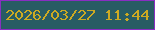 文字の大きさ：5、枠の色：892ec2、背景の色：285c64、文字の色：cdaa22 無料ブログパーツのブログ時計