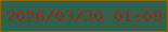 文字の大きさ：4、枠の色：89670c、背景の色：32604b、文字の色：8d2c1f 無料ブログパーツのブログ時計