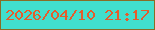 文字の大きさ：2、枠の色：896d25、背景の色：41dfcd、文字の色：e55c2c 無料ブログパーツのブログ時計