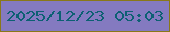 文字の大きさ：2、枠の色：897818、背景の色：847ac0、文字の色：0d6073 無料ブログパーツのブログ時計
