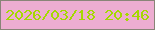 文字の大きさ：2、枠の色：898477、背景の色：edadd1、文字の色：a4d900 無料ブログパーツのブログ時計