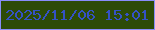 文字の大きさ：3、枠の色：898dfa、背景の色：2d4b07、文字の色：3452c6 無料ブログパーツのブログ時計