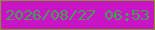 文字の大きさ：1、枠の色：899235、背景の色：c914c5、文字の色：41a34d 無料ブログパーツのブログ時計