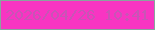 文字の大きさ：1、枠の色：89a49e、背景の色：f835c2、文字の色：c954b6 無料ブログパーツのブログ時計