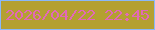 文字の大きさ：2、枠の色：89b8fa、背景の色：b4a031、文字の色：e269b7 無料ブログパーツのブログ時計