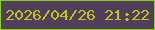 文字の大きさ：3、枠の色：89cc10、背景の色：4f3f5a、文字の色：c0c70d 無料ブログパーツのブログ時計