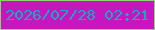 文字の大きさ：4、枠の色：89d86d、背景の色：c715c0、文字の色：18a9bf 無料ブログパーツのブログ時計