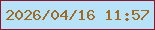 文字の大きさ：4、枠の色：8a172c、背景の色：b8e2f8、文字の色：9f6a26 無料ブログパーツのブログ時計