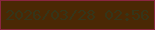 文字の大きさ：5、枠の色：8a2640、背景の色：4a2804、文字の色：353519 無料ブログパーツのブログ時計