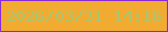 文字の大きさ：5、枠の色：8a2dd4、背景の色：f2ab31、文字の色：a7c672 無料ブログパーツのブログ時計