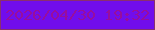 文字の大きさ：1、枠の色：8a2f6f、背景の色：710dec、文字の色：980d9d 無料ブログパーツのブログ時計