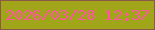 文字の大きさ：1、枠の色：8a5a48、背景の色：a1a51a、文字の色：ff549e 無料ブログパーツのブログ時計