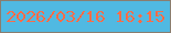 文字の大きさ：4、枠の色：8a7d6f、背景の色：50b9e2、文字の色：fe6c47 無料ブログパーツのブログ時計