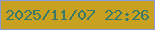 文字の大きさ：3、枠の色：8a99de、背景の色：c8a120、文字の色：3a786a 無料ブログパーツのブログ時計