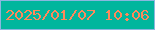 文字の大きさ：5、枠の色：8ab7df、背景の色：01b69d、文字の色：fe895b 無料ブログパーツのブログ時計