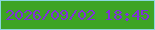 文字の大きさ：4、枠の色：8ad8df、背景の色：3da425、文字の色：812fdb 無料ブログパーツのブログ時計