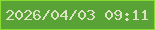 文字の大きさ：5、枠の色：8adc35、背景の色：58a236、文字の色：dbe3c4 無料ブログパーツのブログ時計