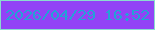 文字の大きさ：3、枠の色：8adccf、背景の色：9243f6、文字の色：23a2d6 無料ブログパーツのブログ時計