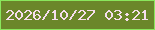 文字の大きさ：5、枠の色：8ae75c、背景の色：6b872a、文字の色：f6deed 無料ブログパーツのブログ時計