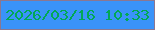 文字の大きさ：1、枠の色：8b7791、背景の色：3a93f9、文字の色：01a855 無料ブログパーツのブログ時計