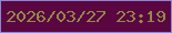 文字の大きさ：4、枠の色：8b86d1、背景の色：5a0741、文字の色：938948 無料ブログパーツのブログ時計
