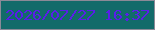 文字の大きさ：1、枠の色：8b8a97、背景の色：126b6a、文字の色：591de9 無料ブログパーツのブログ時計
