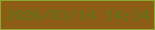 文字の大きさ：2、枠の色：8ba931、背景の色：8d5d16、文字の色：607719 無料ブログパーツのブログ時計