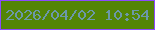 文字の大きさ：3、枠の色：8c4afe、背景の色：538506、文字の色：6b98aa 無料ブログパーツのブログ時計