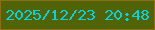文字の大きさ：2、枠の色：8c6e19、背景の色：516307、文字の色：07d1da 無料ブログパーツのブログ時計