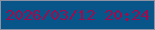 文字の大きさ：3、枠の色：8c91a3、背景の色：085589、文字の色：9e0c4d 無料ブログパーツのブログ時計