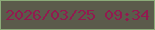 文字の大きさ：3、枠の色：8cac79、背景の色：5b5b4b、文字の色：911b4f 無料ブログパーツのブログ時計