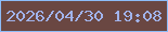 文字の大きさ：5、枠の色：8cbcf8、背景の色：6a4742、文字の色：a1b3eb 無料ブログパーツのブログ時計