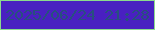 文字の大きさ：1、枠の色：8cda8d、背景の色：4920c1、文字の色：284f7f 無料ブログパーツのブログ時計