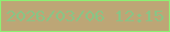文字の大きさ：1、枠の色：8cf173、背景の色：bda676、文字の色：89c485 無料ブログパーツのブログ時計