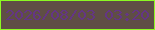 文字の大きさ：1、枠の色：8cf922、背景の色：5f4e45、文字の色：643585 無料ブログパーツのブログ時計