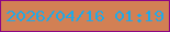 文字の大きさ：5、枠の色：8d0685、背景の色：d28054、文字の色：21a9e6 無料ブログパーツのブログ時計