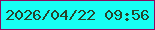 文字の大きさ：2、枠の色：8d0a5f、背景の色：16fff4、文字の色：28462c 無料ブログパーツのブログ時計