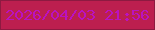 文字の大きさ：5、枠の色：8d1a41、背景の色：bc1f4f、文字の色：ba12c1 無料ブログパーツのブログ時計