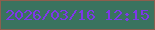 文字の大きさ：1、枠の色：8d5e4d、背景の色：3a735f、文字の色：7e37e9 無料ブログパーツのブログ時計